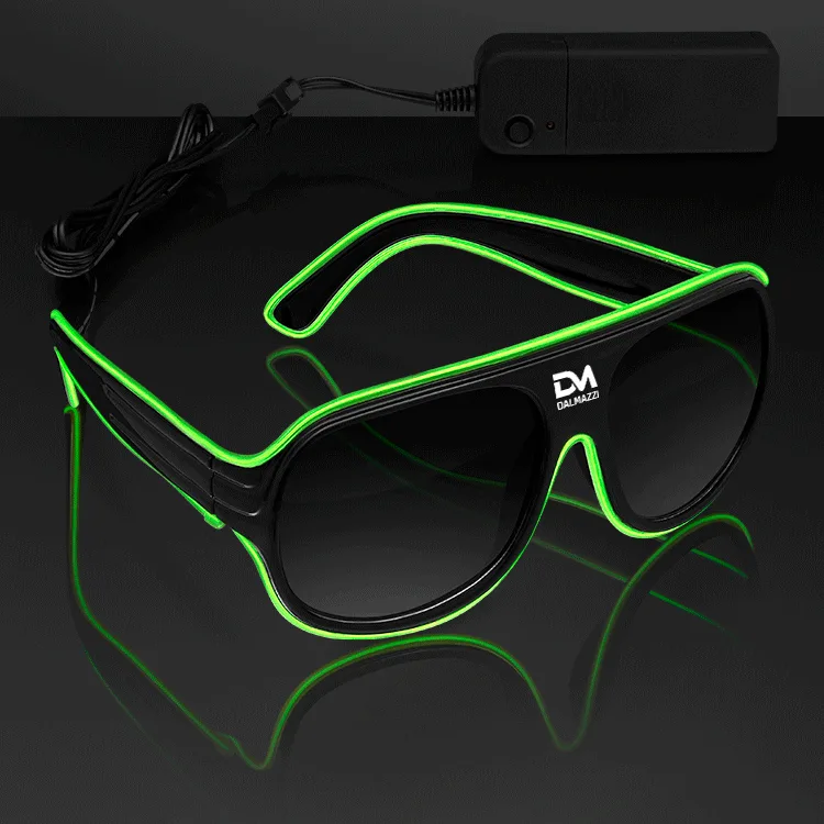 "Neon Look" Aviator EL Shades — view 3