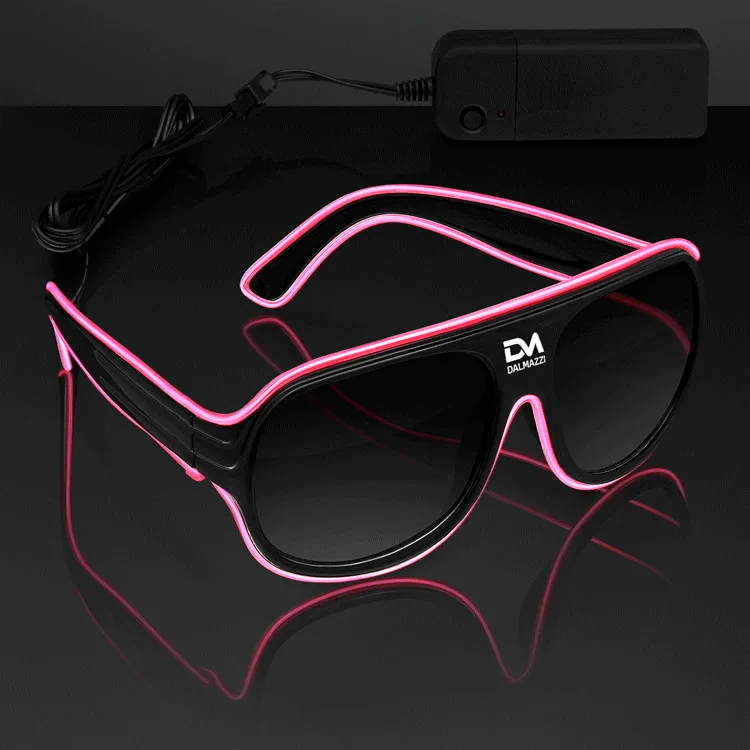 "Neon Look" Aviator EL Shades — view 5