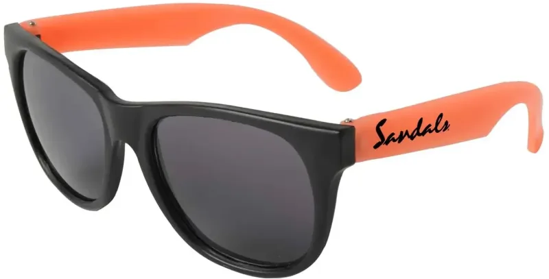 Personalized Neon Sunglasses - Black Frame — view 5