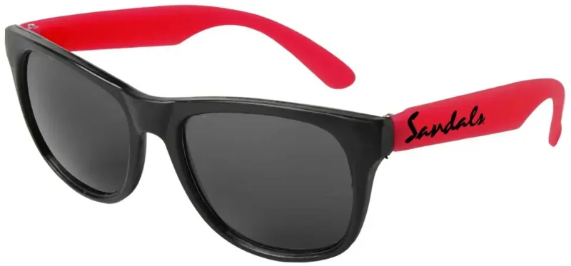 Personalized Neon Sunglasses - Black Frame — view 7
