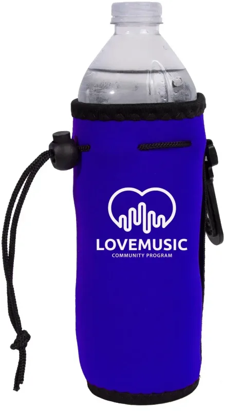 Custom Neoprene Bottle Cooler - Personalized Logo Branded Drink Cooler — view 10