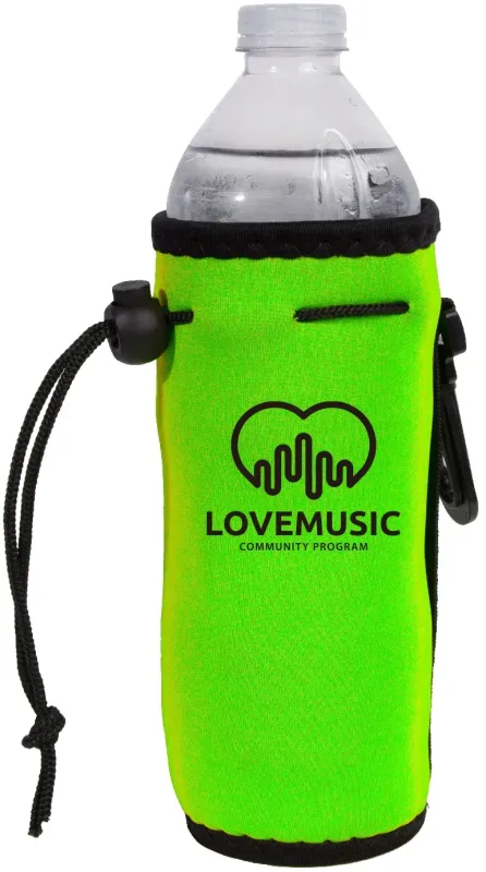 Custom Neoprene Bottle Cooler - Personalized Logo Branded Drink Cooler — view 3