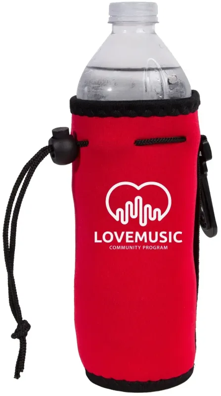 Custom Neoprene Bottle Cooler - Personalized Logo Branded Drink Cooler — view 9