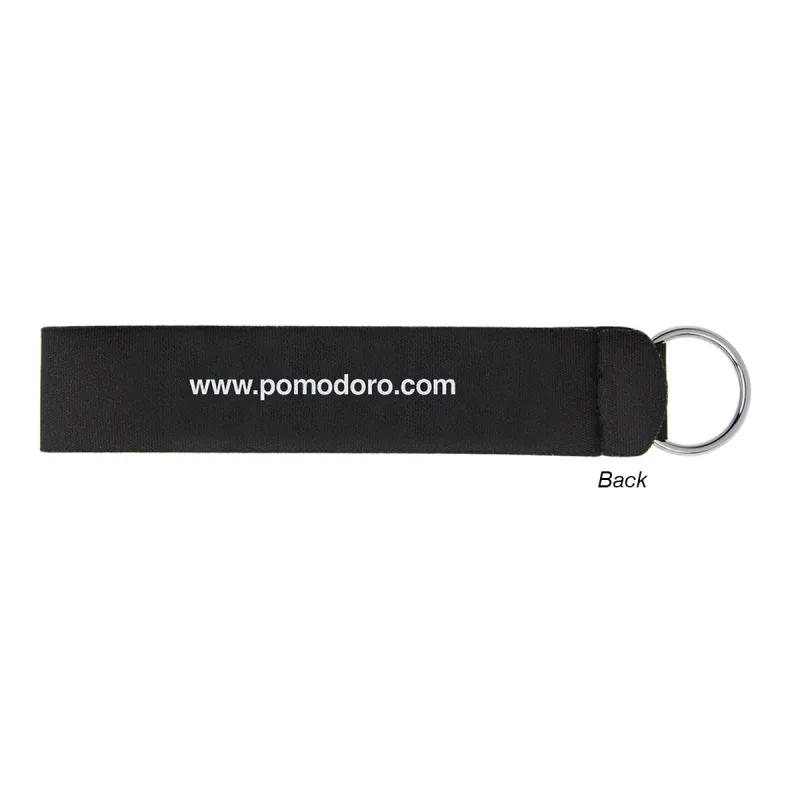 Neoprene Wristband With Key Ring — view 2