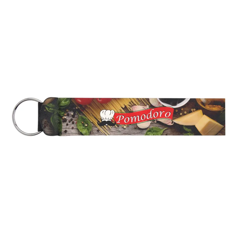 Neoprene Wristband With Key Ring — view 5