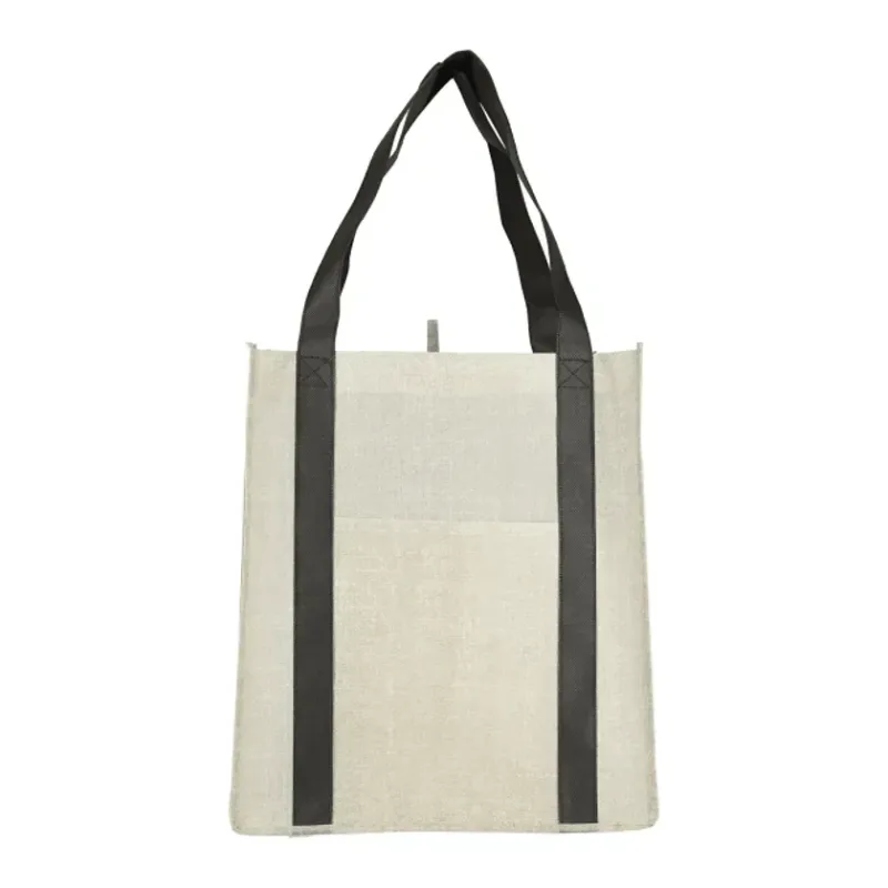 Neptune Recycled Non-Woven Grocery Tote — view 2