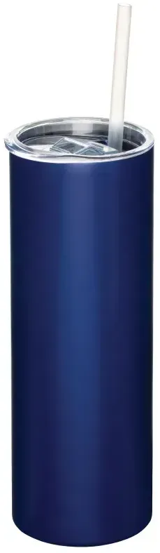 Logo-Branded Skinny Stainless Steel Tumbler — view 4