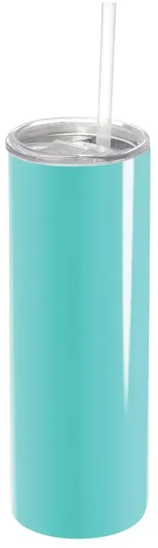 Logo-Branded Skinny Stainless Steel Tumbler — view 5