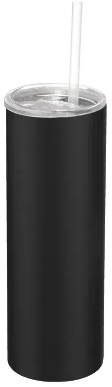 Logo-Branded Skinny Stainless Steel Tumbler — view 6