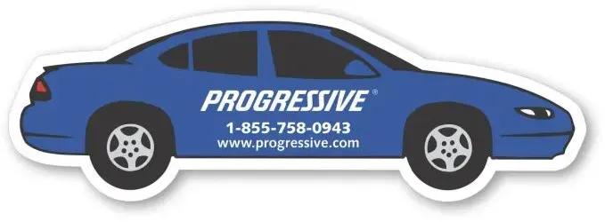 Personalized New Car 4-Door Magnet