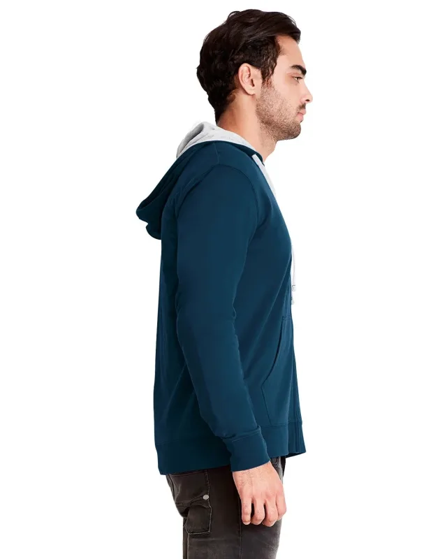 Next Level Apparel Adult Laguna French Terry Full-Zip Hooded Sweatshirt — view 7