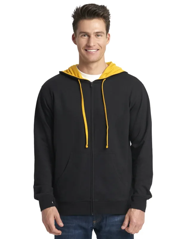 Next Level Apparel Adult Laguna French Terry Full-Zip Hooded Sweatshirt — view 9