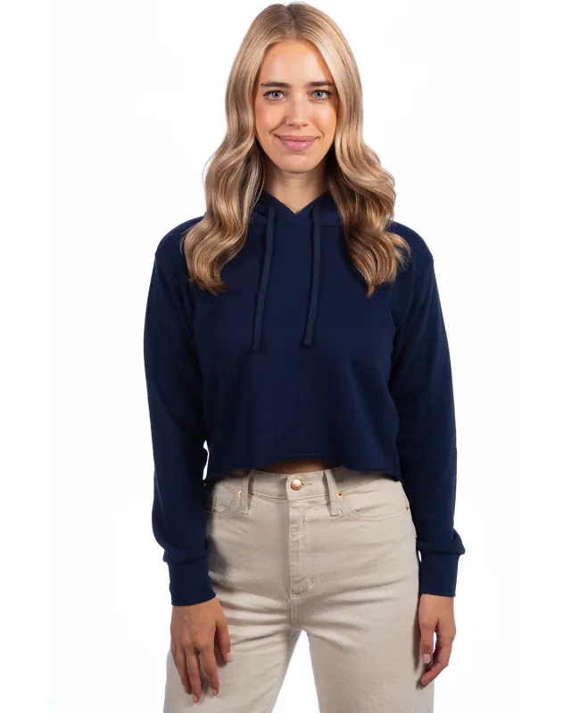 Next Level Apparel Ladies' Cropped Pullover Hooded Sweatshirt — view 7