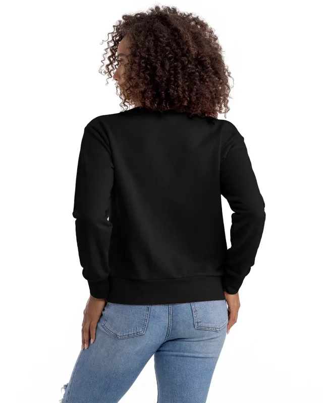 Next Level Apparel Ladies' Laguna Sueded Sweatshirt — view 11