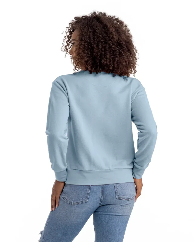 Next Level Apparel Ladies' Laguna Sueded Sweatshirt — view 16