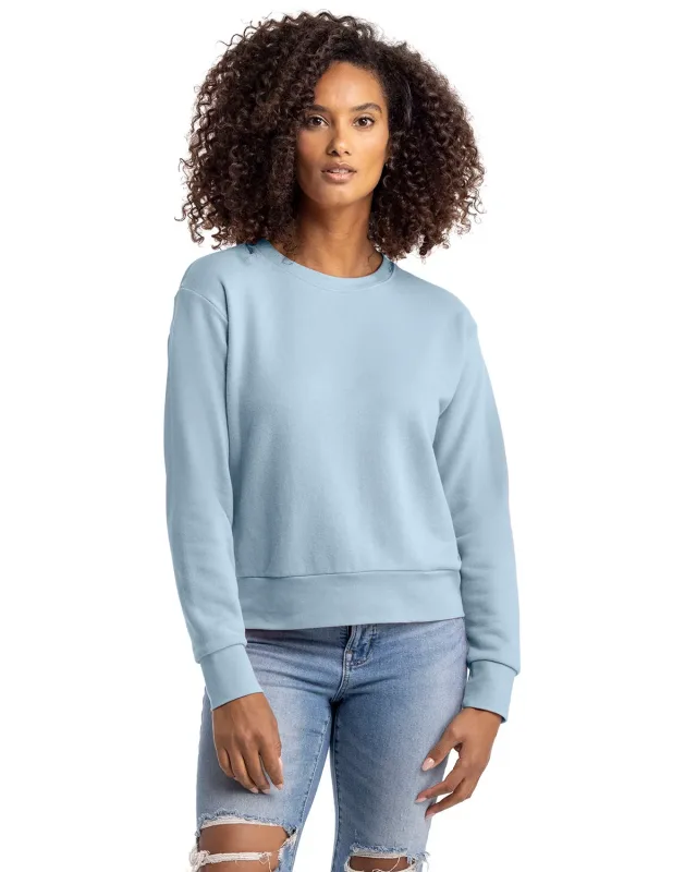 Next Level Apparel Ladies' Laguna Sueded Sweatshirt — view 17