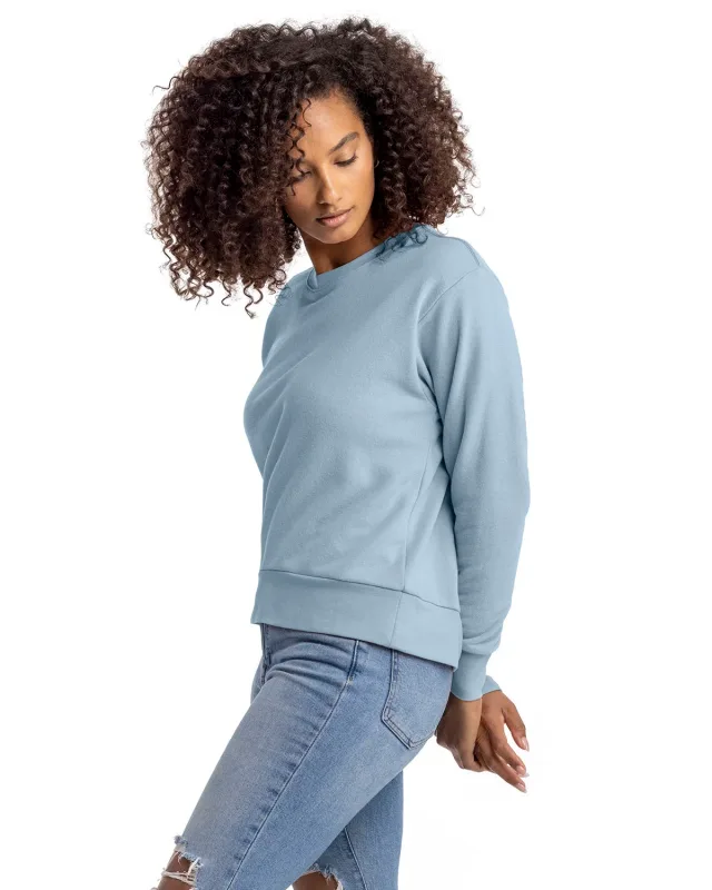 Next Level Apparel Ladies' Laguna Sueded Sweatshirt — view 20