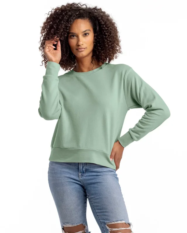 Next Level Apparel Ladies' Laguna Sueded Sweatshirt — view 22