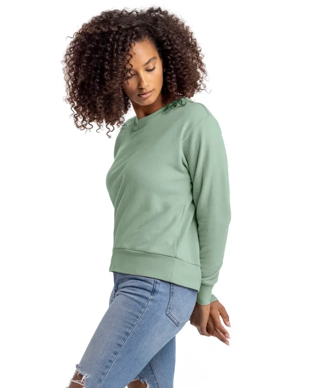 Next Level Apparel Ladies' Laguna Sueded Sweatshirt — view 25