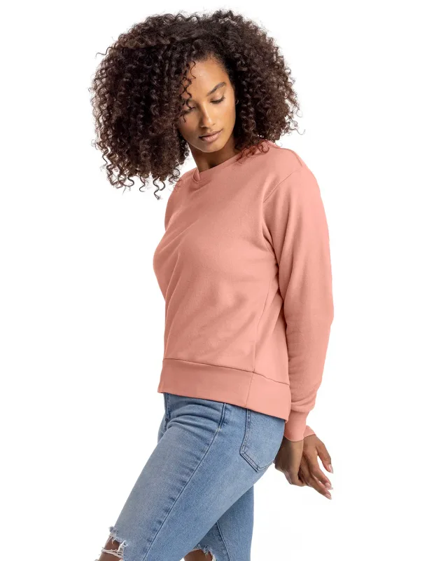 Next Level Apparel Ladies' Laguna Sueded Sweatshirt — view 30