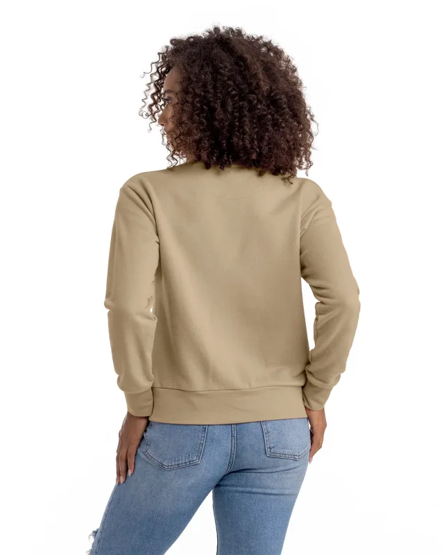 Next Level Apparel Ladies' Laguna Sueded Sweatshirt — view 31