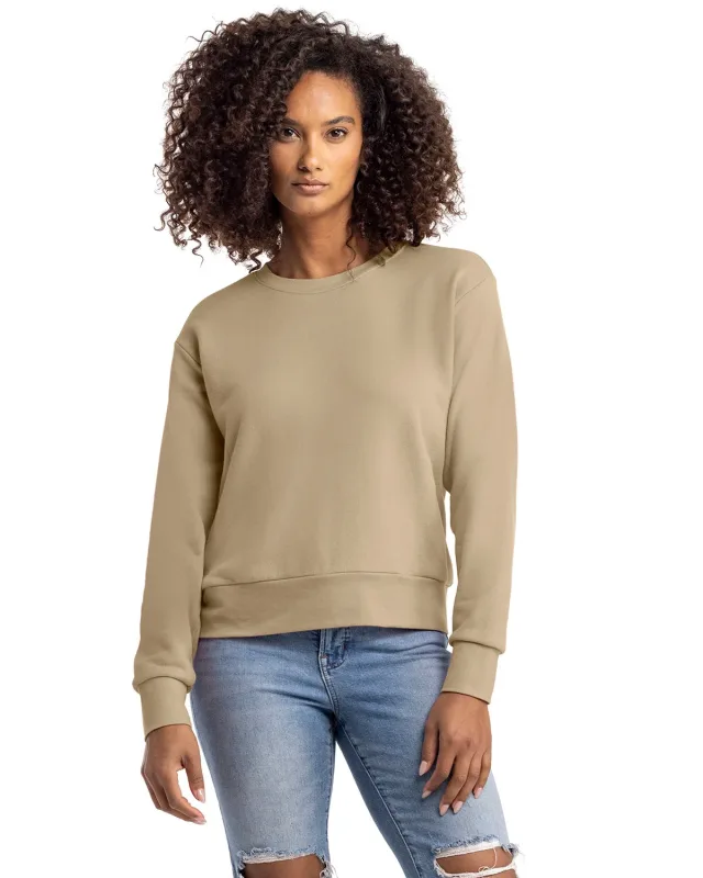 Next Level Apparel Ladies' Laguna Sueded Sweatshirt — view 32