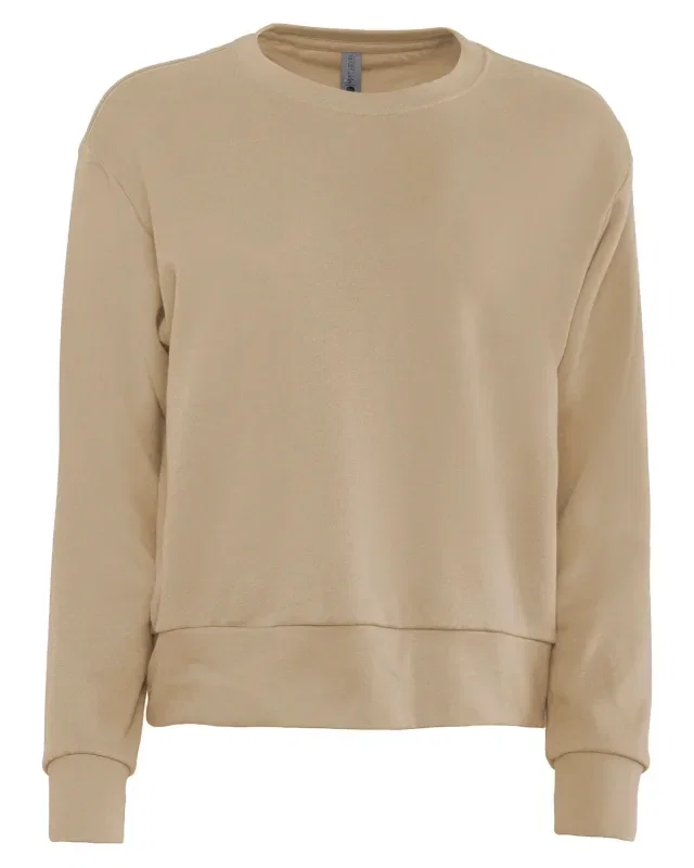 Next Level Apparel Ladies' Laguna Sueded Sweatshirt — view 34