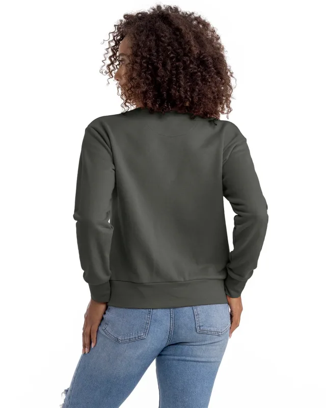 Next Level Apparel Ladies' Laguna Sueded Sweatshirt — view 6