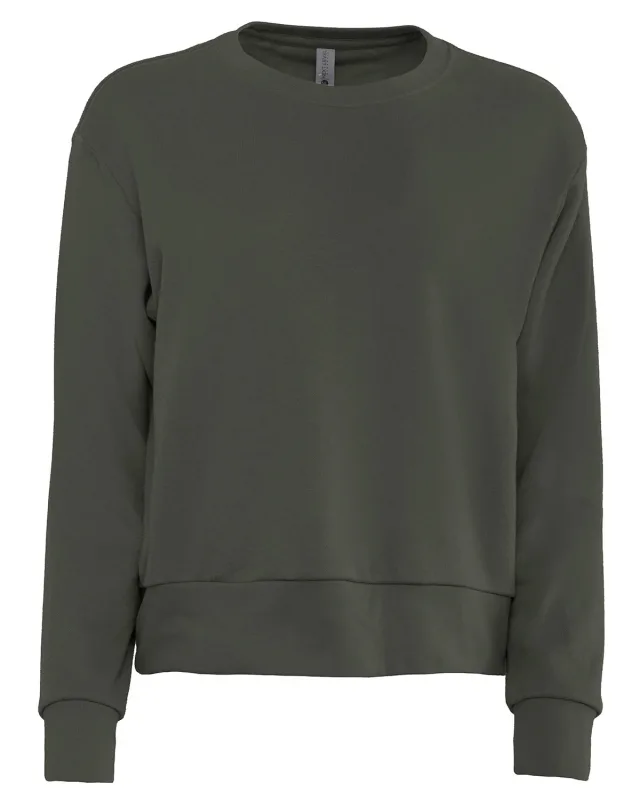 Next Level Apparel Ladies' Laguna Sueded Sweatshirt — view 9