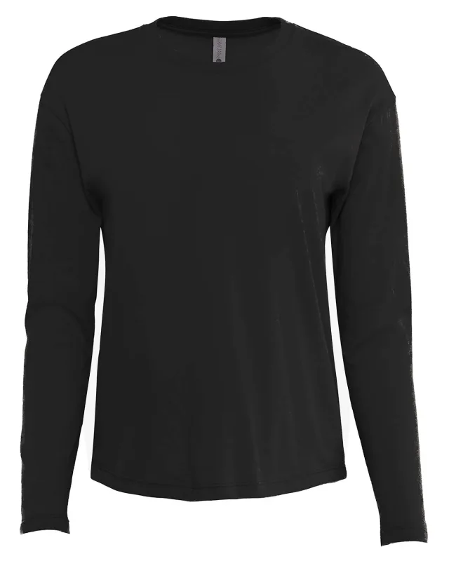 Next Level Apparel Ladies' Relaxed Long Sleeve T-Shirt — view 14