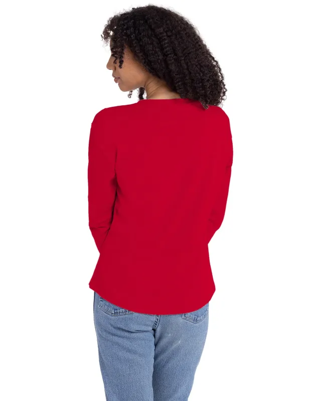 Next Level Apparel Ladies' Relaxed Long Sleeve T-Shirt — view 16