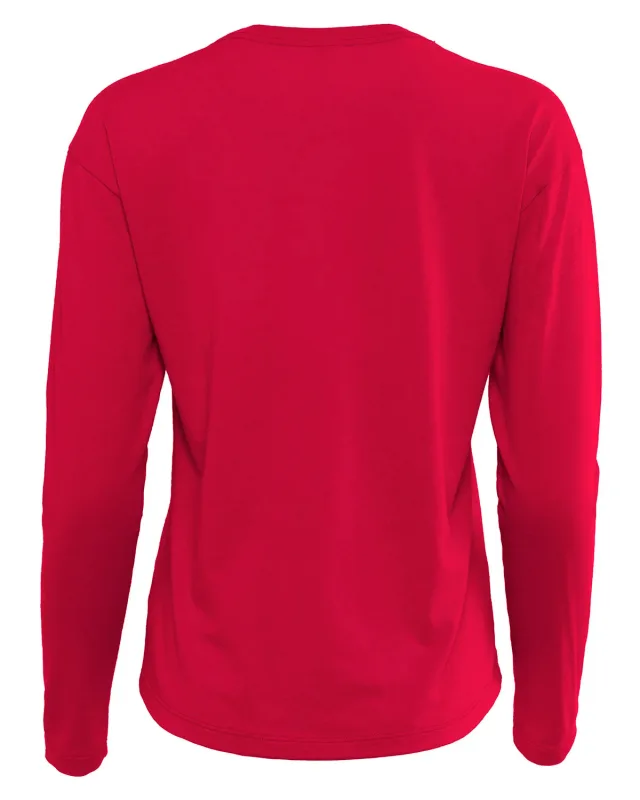 Next Level Apparel Ladies' Relaxed Long Sleeve T-Shirt — view 18