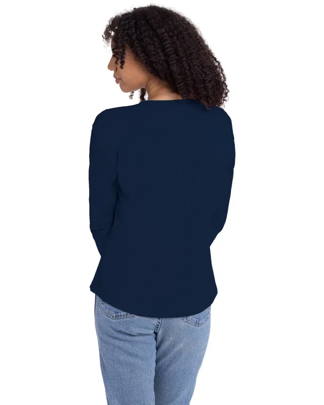 Next Level Apparel Ladies' Relaxed Long Sleeve T-Shirt — view 21