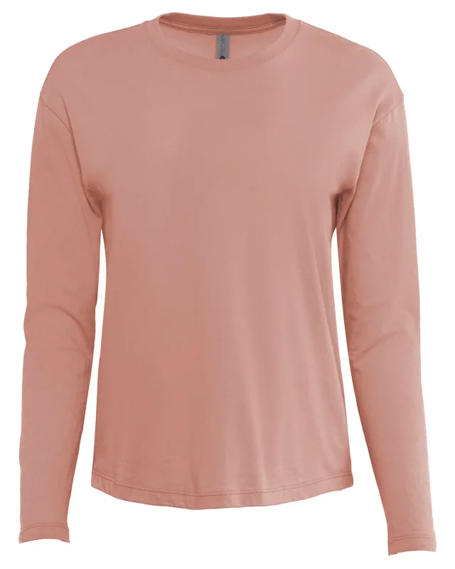 Next Level Apparel Ladies' Relaxed Long Sleeve T-Shirt — view 29