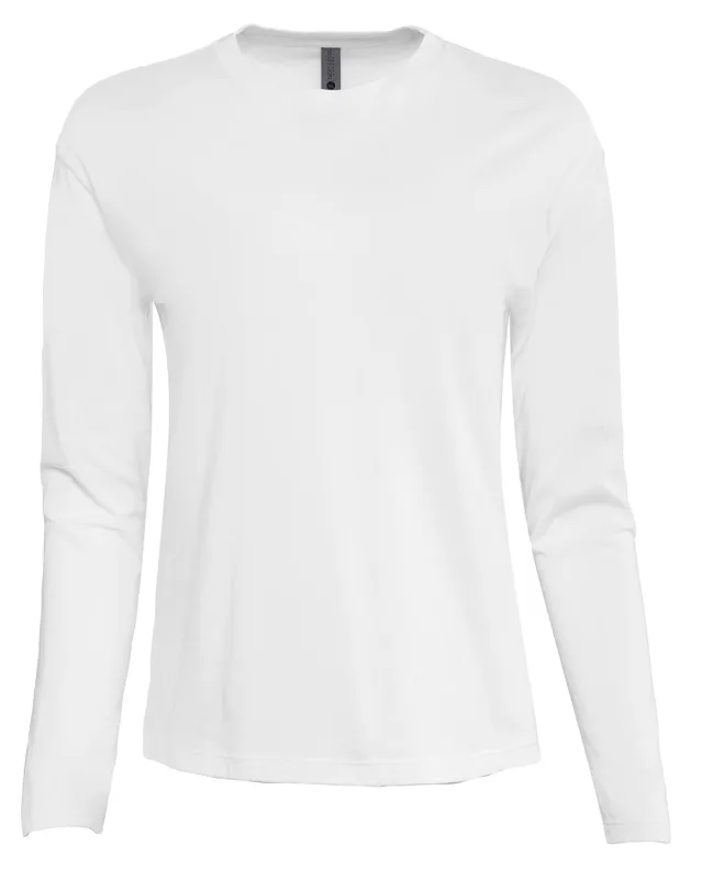Next Level Apparel Ladies' Relaxed Long Sleeve T-Shirt — view 4