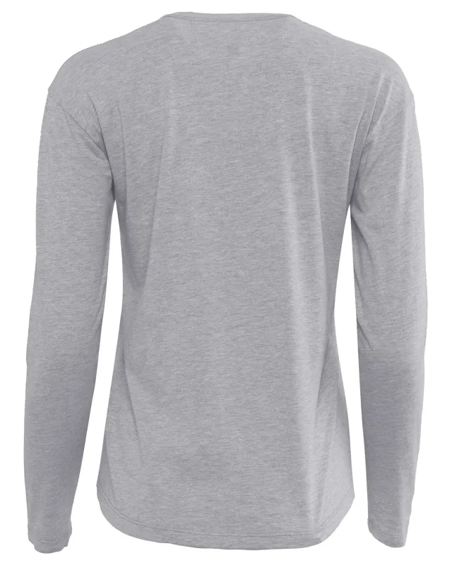 Next Level Apparel Ladies' Relaxed Long Sleeve T-Shirt — view 8