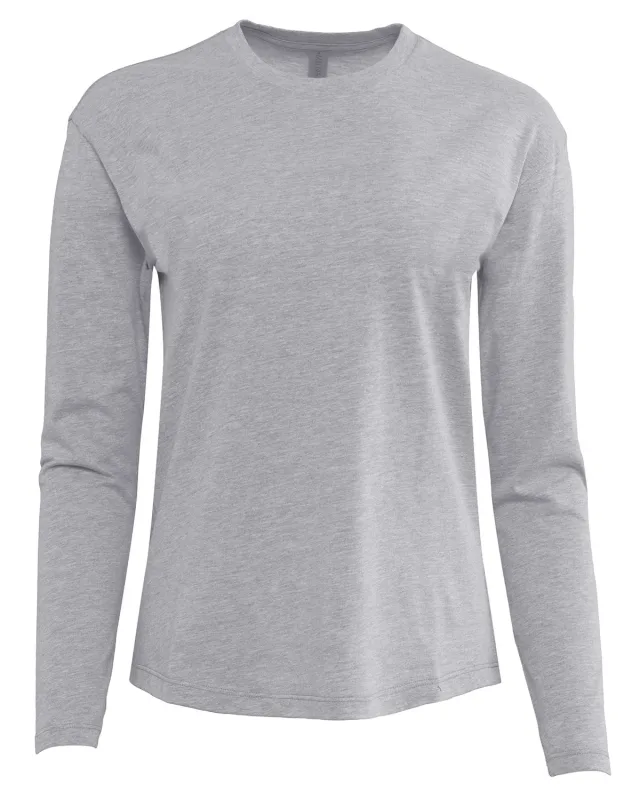 Next Level Apparel Ladies' Relaxed Long Sleeve T-Shirt — view 9