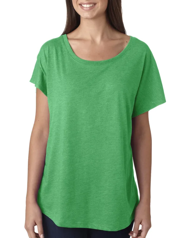 Next Level Apparel Ladies' Triblend Dolman T-Shirt — view 11