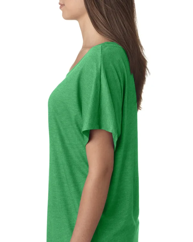 Next Level Apparel Ladies' Triblend Dolman T-Shirt — view 14