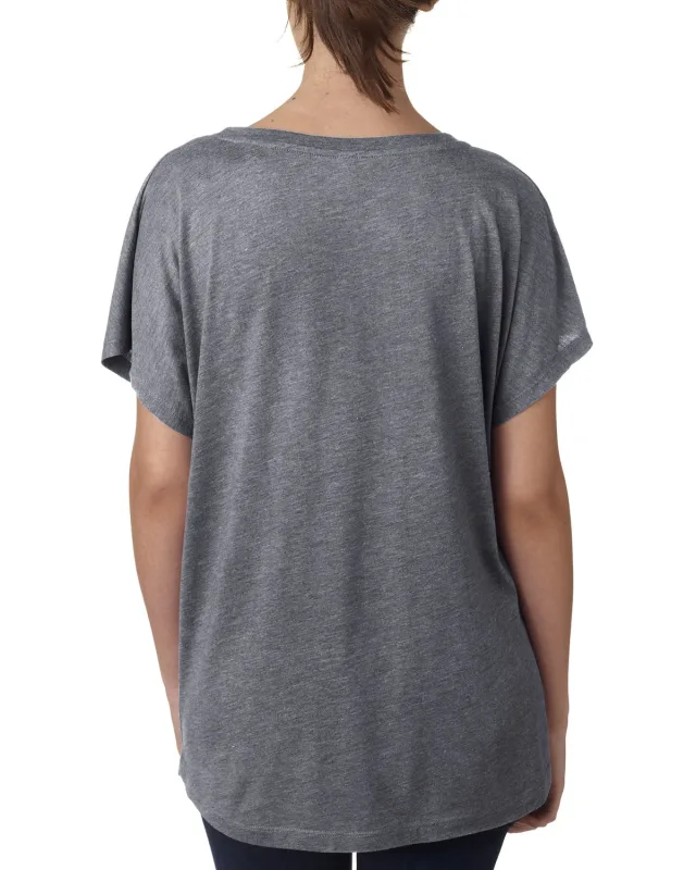 Next Level Apparel Ladies' Triblend Dolman T-Shirt — view 22