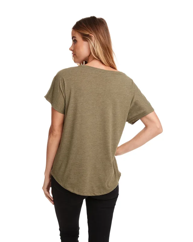 Next Level Apparel Ladies' Triblend Dolman T-Shirt — view 27