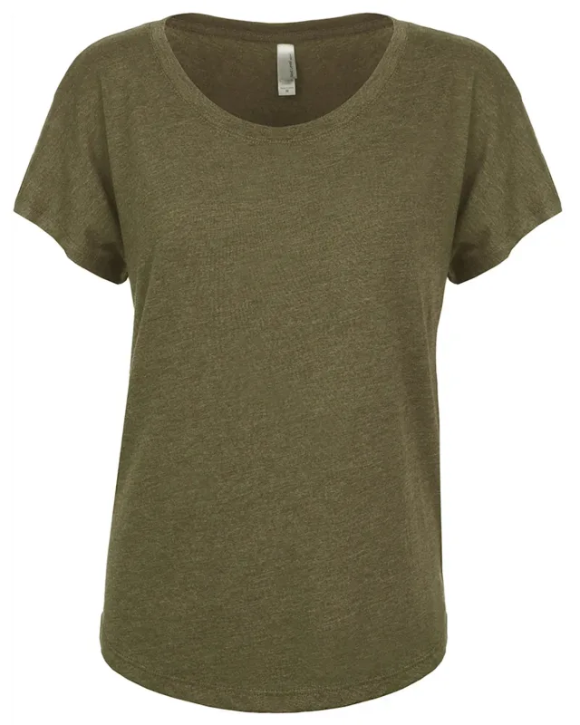 Next Level Apparel Ladies' Triblend Dolman T-Shirt — view 29
