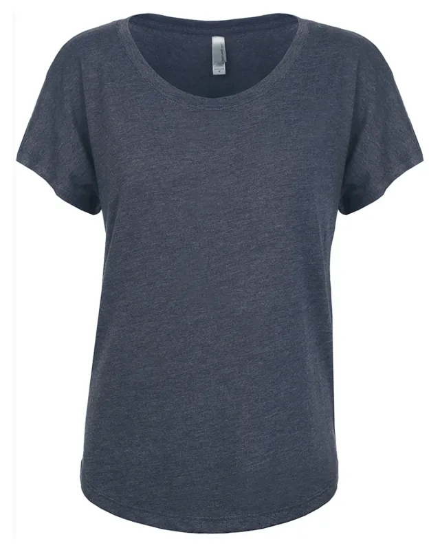 Next Level Apparel Ladies' Triblend Dolman T-Shirt — view 3