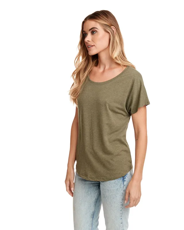 Next Level Apparel Ladies' Triblend Dolman T-Shirt — view 33