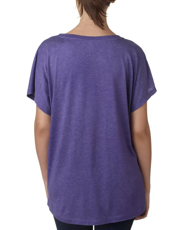 Next Level Apparel Ladies' Triblend Dolman T-Shirt — view 34