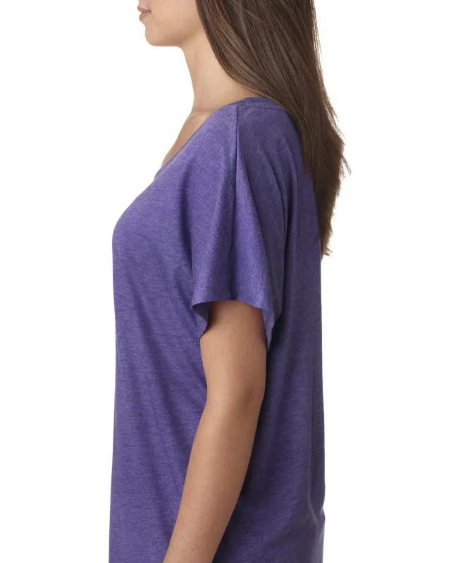 Next Level Apparel Ladies' Triblend Dolman T-Shirt — view 40