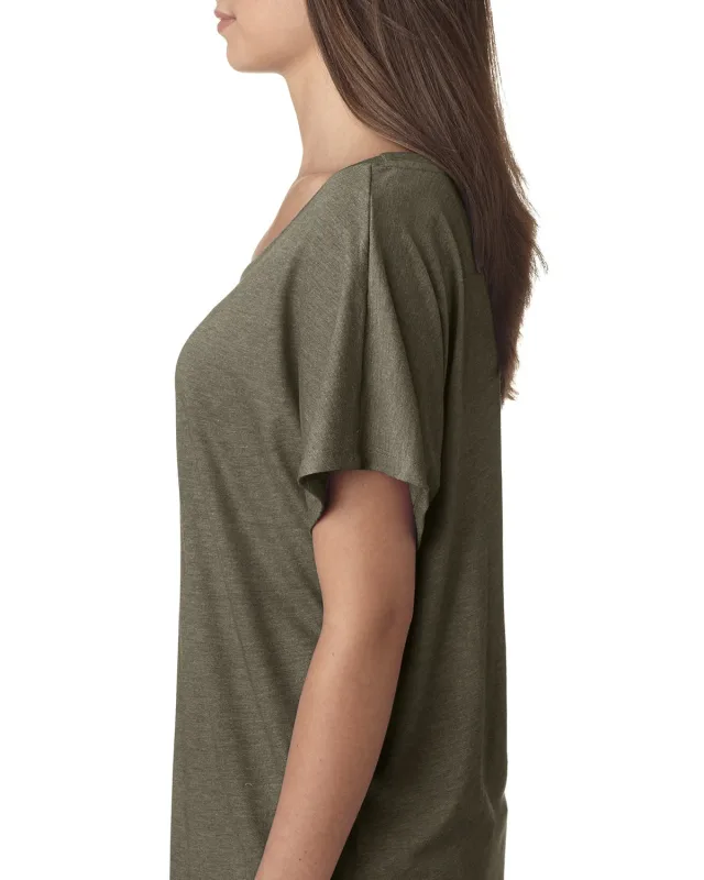 Next Level Apparel Ladies' Triblend Dolman T-Shirt — view 47