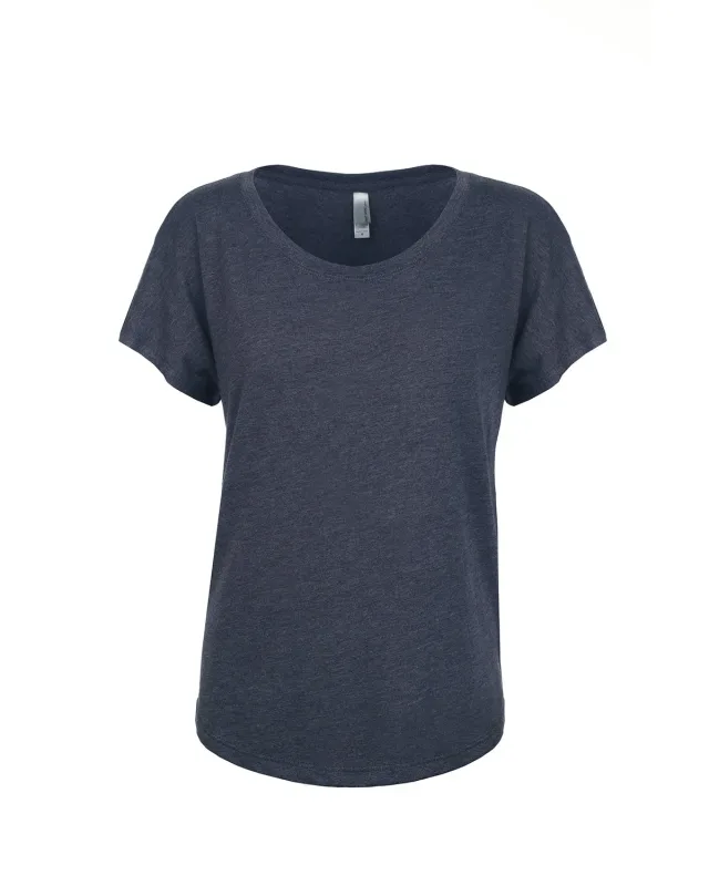 Next Level Apparel Ladies' Triblend Dolman T-Shirt — view 60