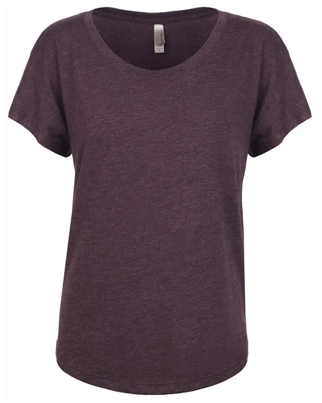 Next Level Apparel Ladies' Triblend Dolman T-Shirt — view 64