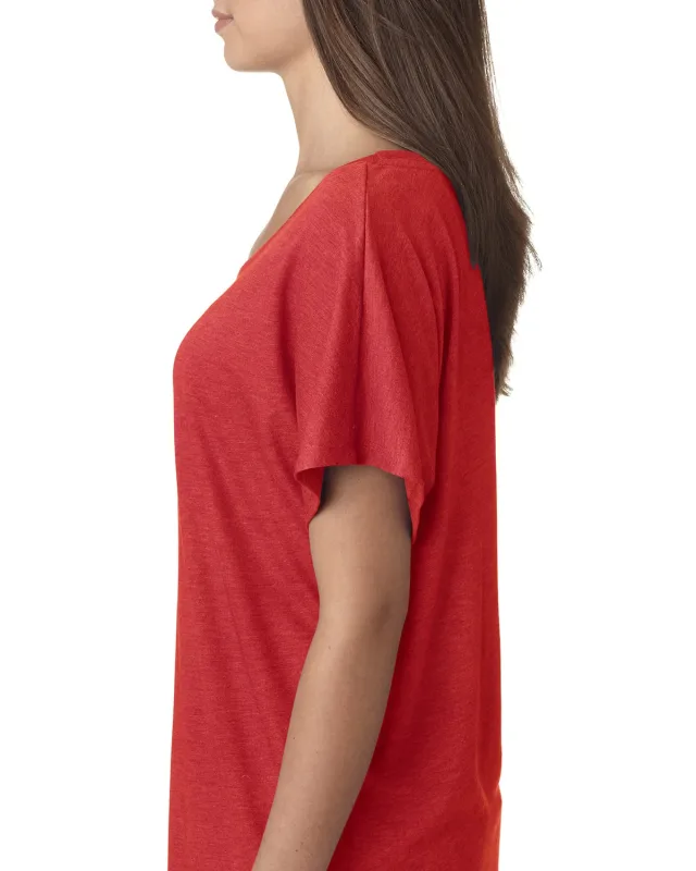 Next Level Apparel Ladies' Triblend Dolman T-Shirt — view 75